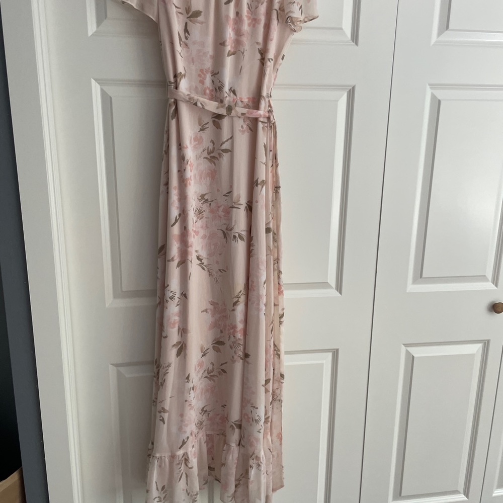 Pink floral dress Wayf